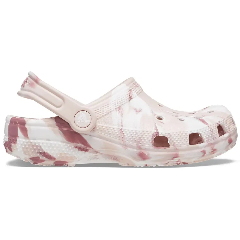 Сабо Classic Marbled Crocs, бежевый — фото 3