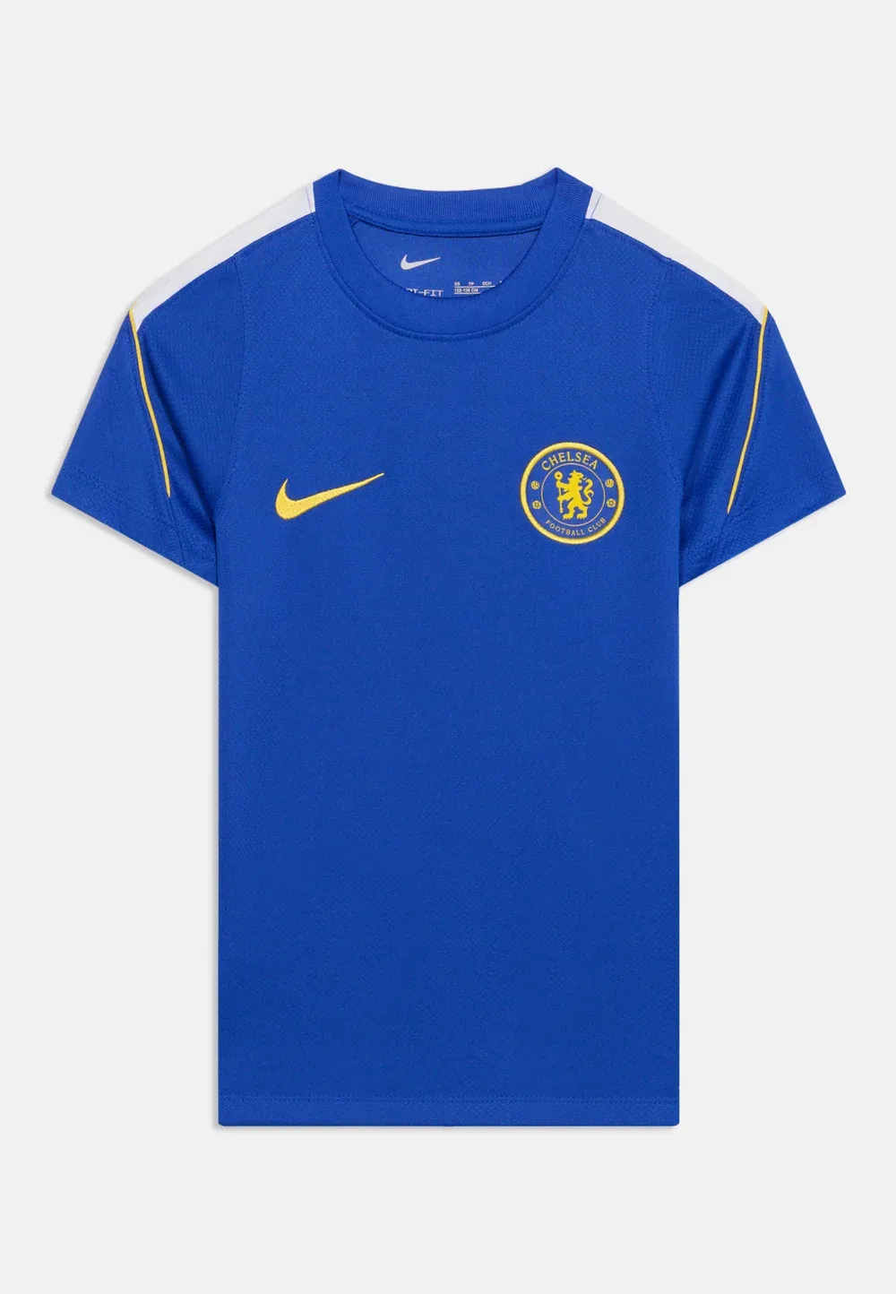 Футболка унисекс Chelsea London CFC Nike Performance, Bright Blue/Midwest Gold- Coloured/White — фото 3