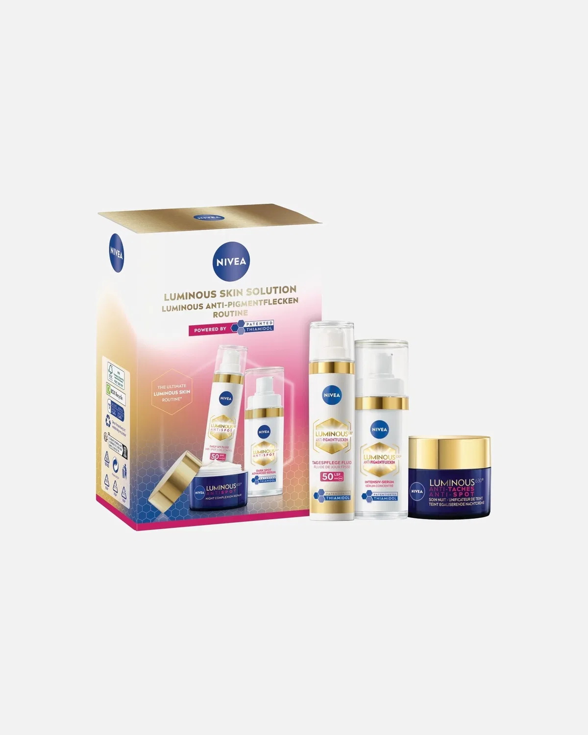 Набор для ухода за лицом Luminous 630 против пигментации Nivea, 1 Stück