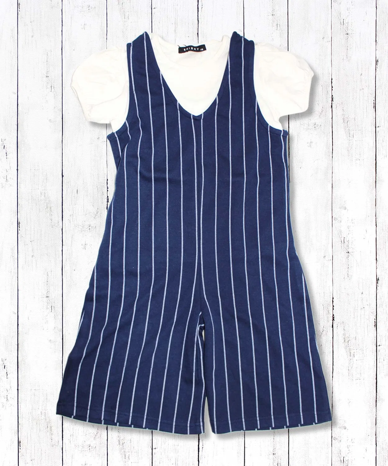 Детский комбинезон с баллон-рукавом, модель 220-28 SHISKY, Navy — фото 2