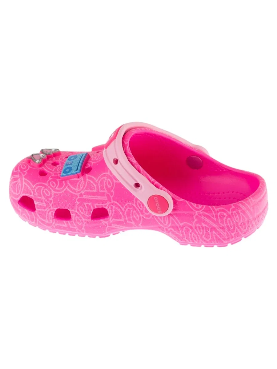 Сандалии Crocs розового цвета — фото 2