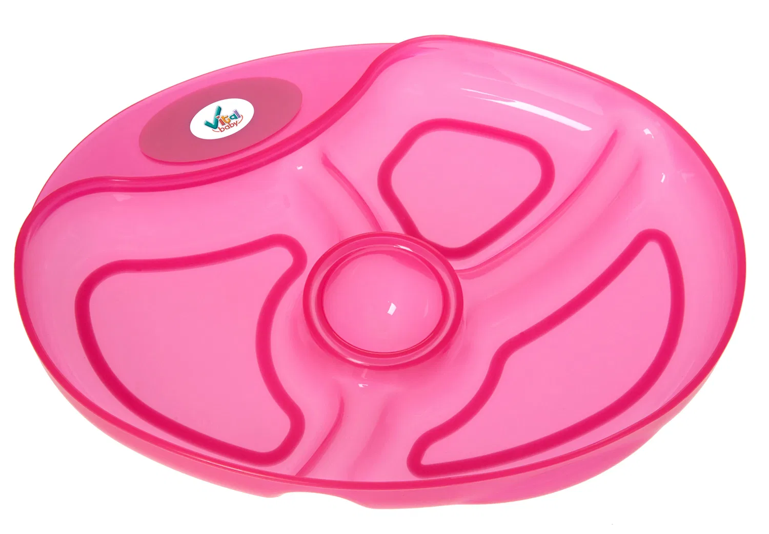 Тарелка детская с разделителем Vital Baby