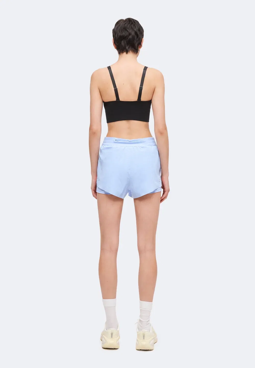 Swift - шорты 2-в-1 Nike Performance, Aluminum/Gridiron — фото 3