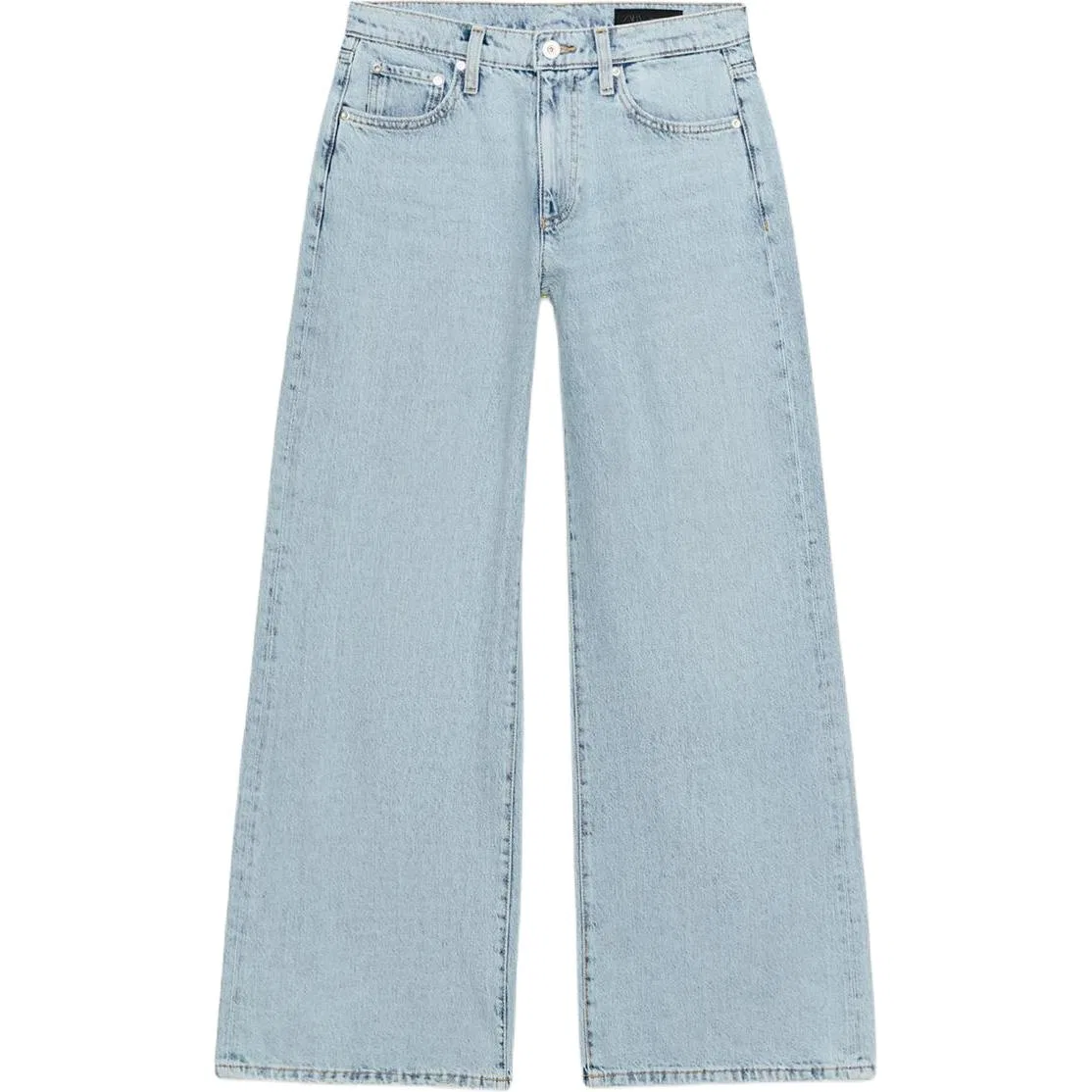 Женские джинсы свободного кроя с широкими штанинами Light Blue ZARA, Light Blue
