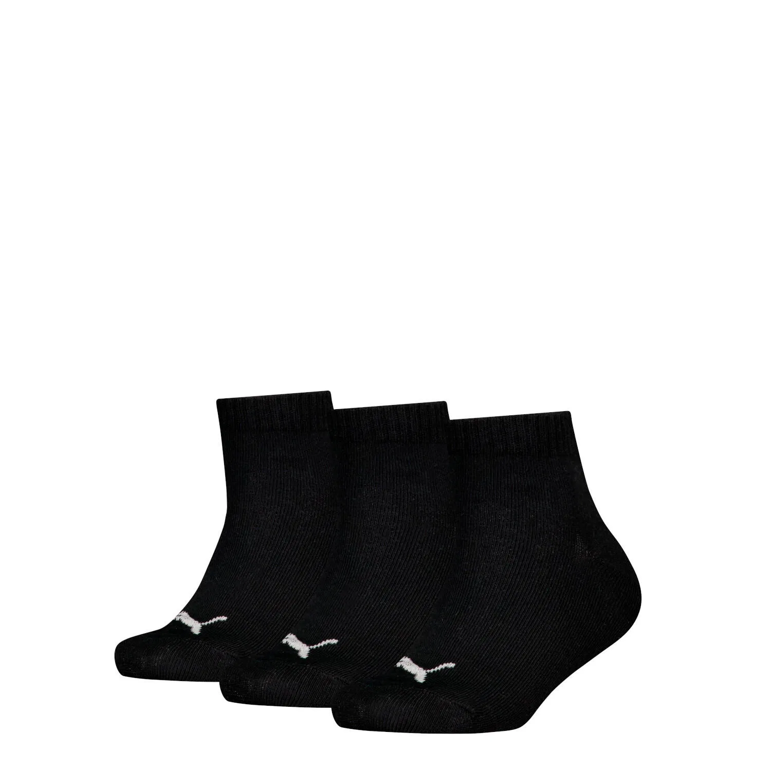 Детские носки с принтом Puma Plain Quarter, цвет Schwarz