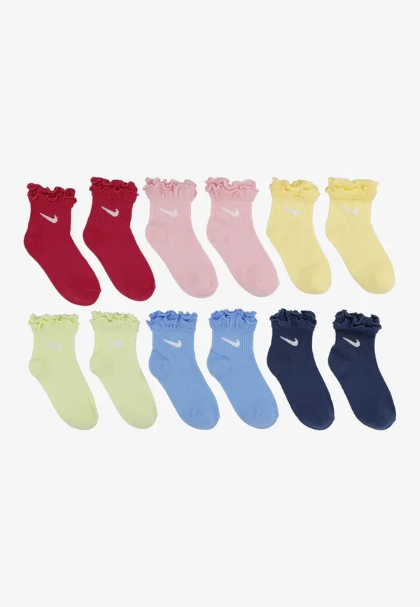 Носки 6 пар, полиэстер, Ruffle ankle 6 pack, Nike Sportswear, multi-coloured, мультиколор — фото 2