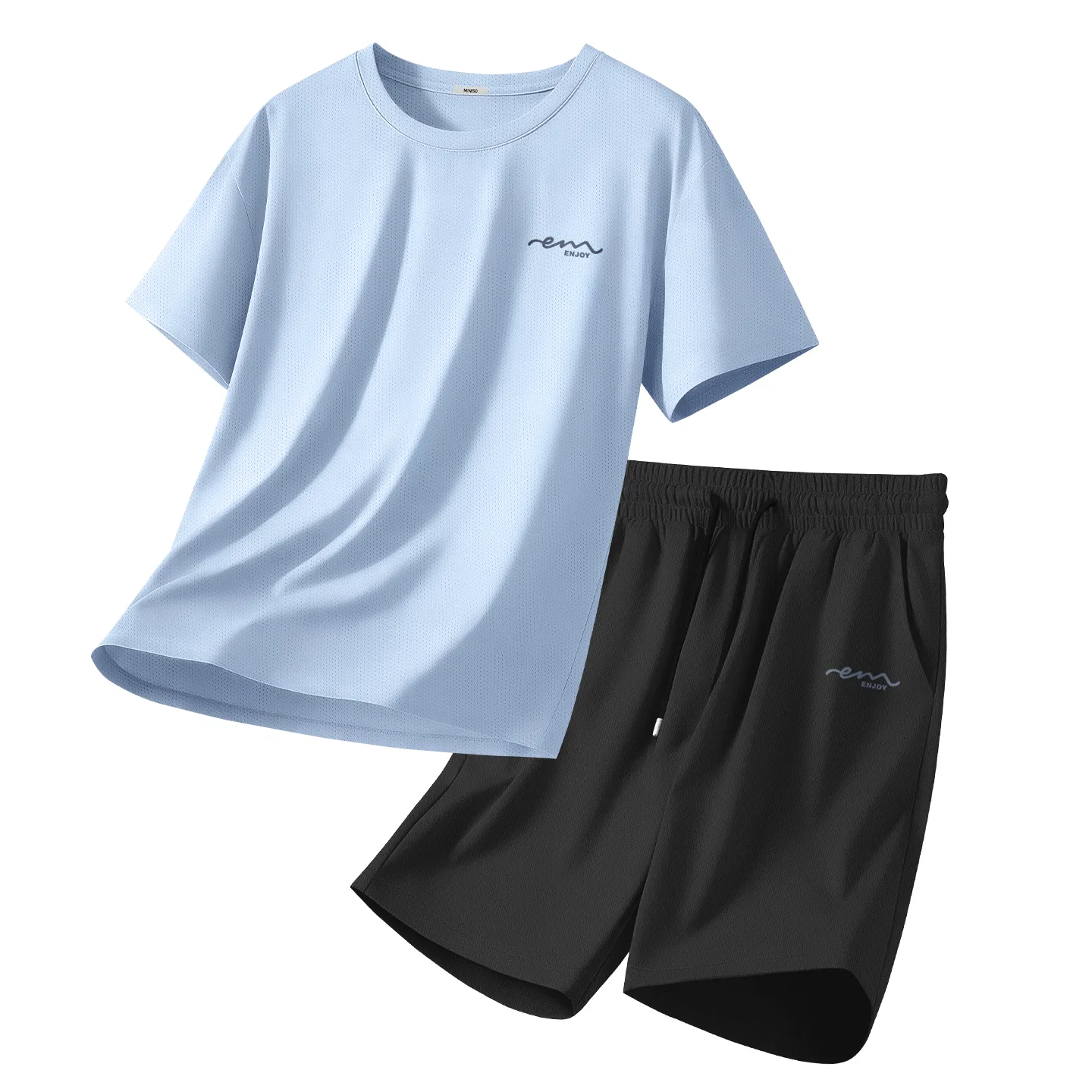 Детский комплект спортивной одежды 2 предмета MINISO, White Black — фото 3