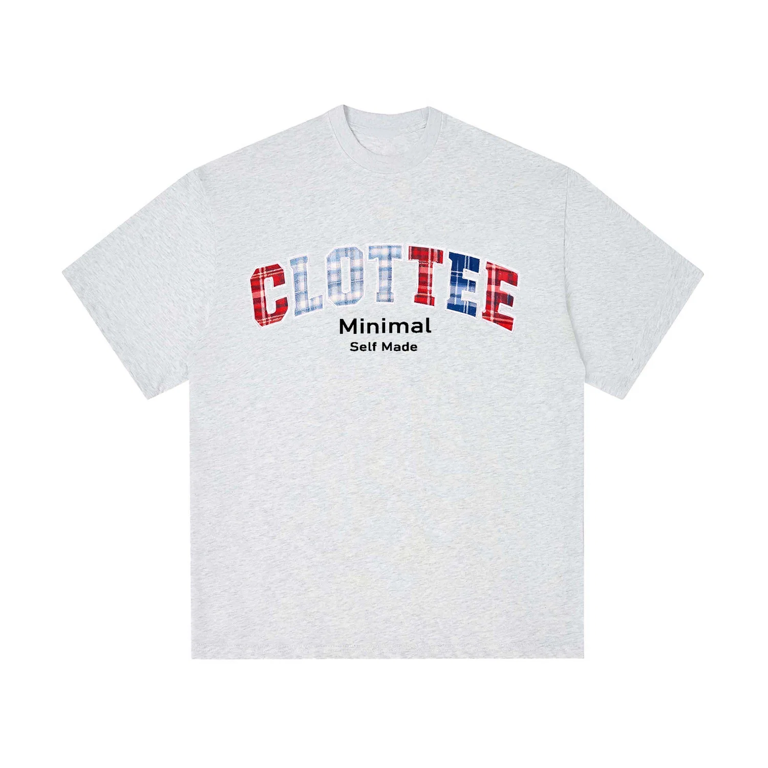 Детская футболка с круглым вырезом, прямой крой, Unisex Crew Neck, CLOT, Heather Gray