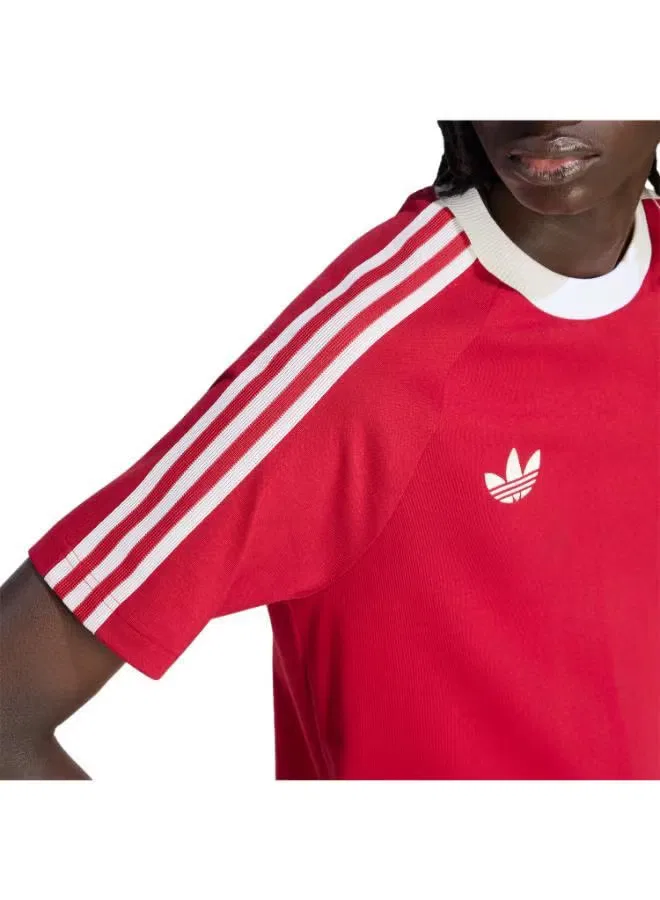Футболка с принтом Manchester United Originals Adidas, красный — фото 4