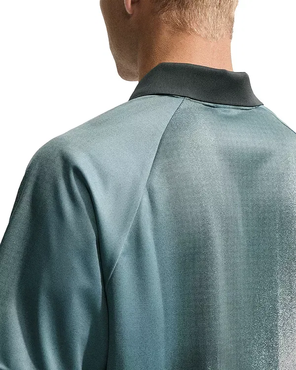 Мужская рубашка поло с коротким рукавом с принтом Nike, Mineral Slate — фото 4