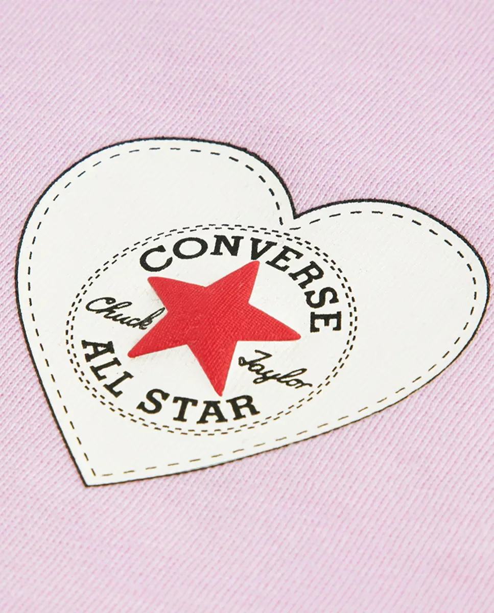 Футболка для парня на День святого Валентина Converse, розовый — фото 3