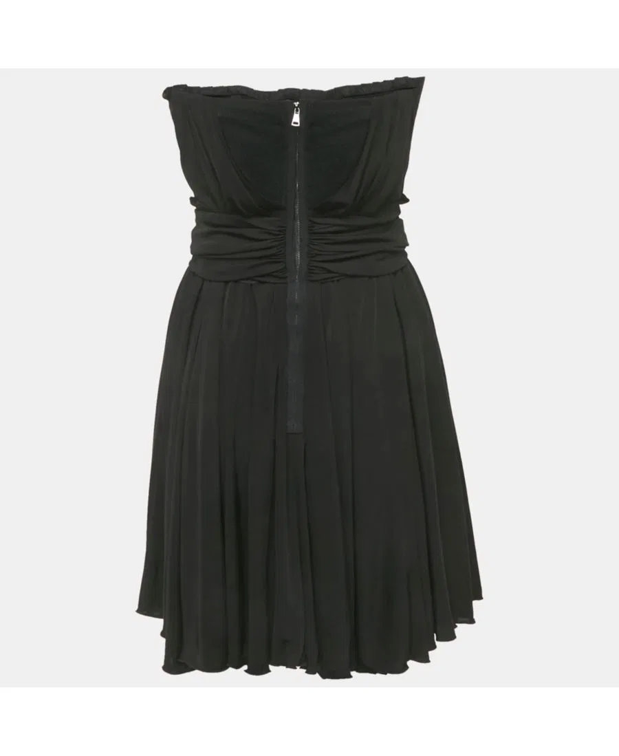 Женское платье-трапеция с открытыми плечами Dolce & Gabbana, Black — фото 3