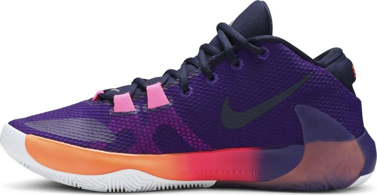 Кроссовки Nike NBA 2K20 x Zoom Freak 1 'All Bros 4' Gamer Exclusive, фиолетовый — фото 4