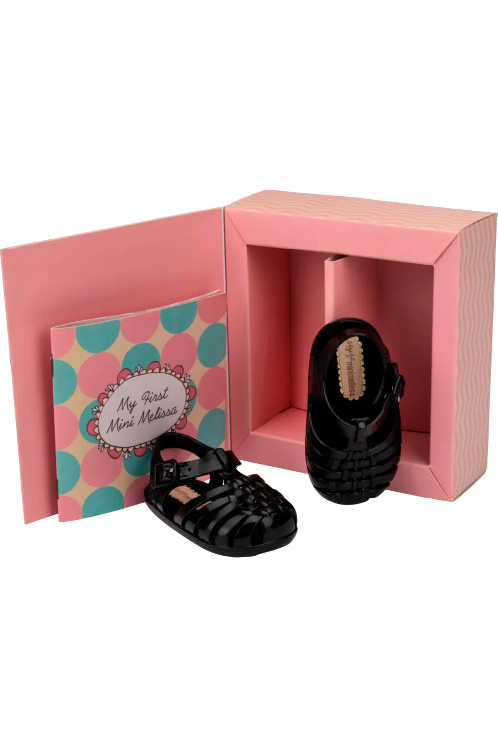 Детские сандалии рыбацкие с ароматом My First Possession Mini Melissa, черный — фото 4