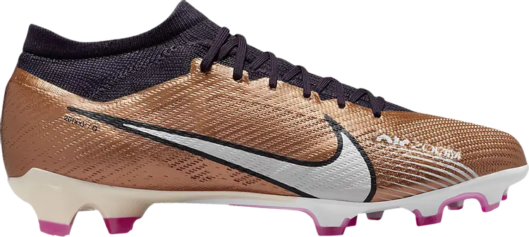 Бутсы Nike Zoom Mercurial Vapor 15 Pro FG 'Generation Pack', золотой — фото 2