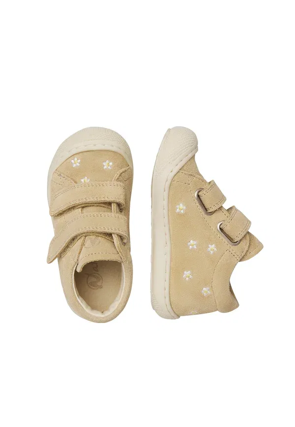 Ботинки с принтом Cocoon vl embr daisies - touch-strap shoes Naturino, Sand, песочный — фото 3