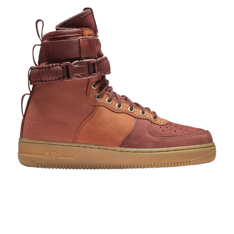 

Кроссовки Nike SF Air Force 1 Premium 'Dark Russet', коричневый