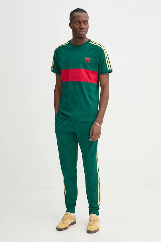 Спортивные брюки SST TP Adidas Originals, зеленый — фото 2