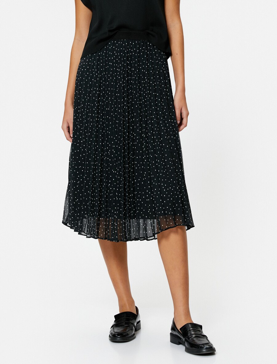 

Юбка миди Koton Skirt, черный