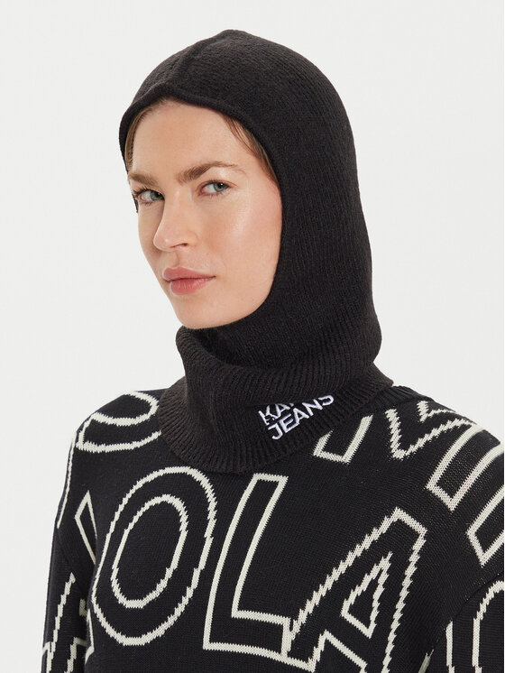 

Шапка с капюшоном Karl Lagerfeld Jeans, черный