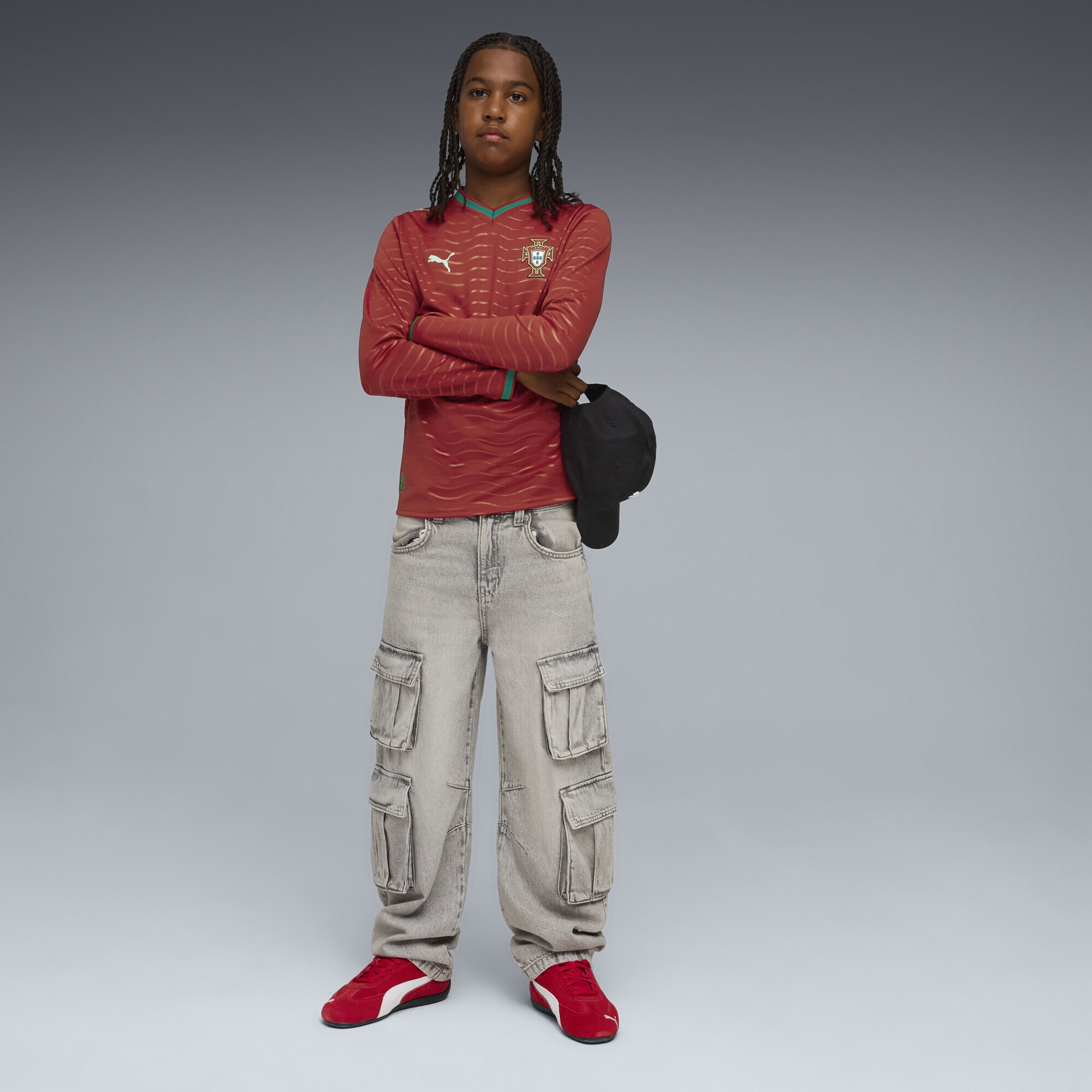 PUMA Футболка Performance 'Portugal 2026' в цвете Fire Red — фото 4