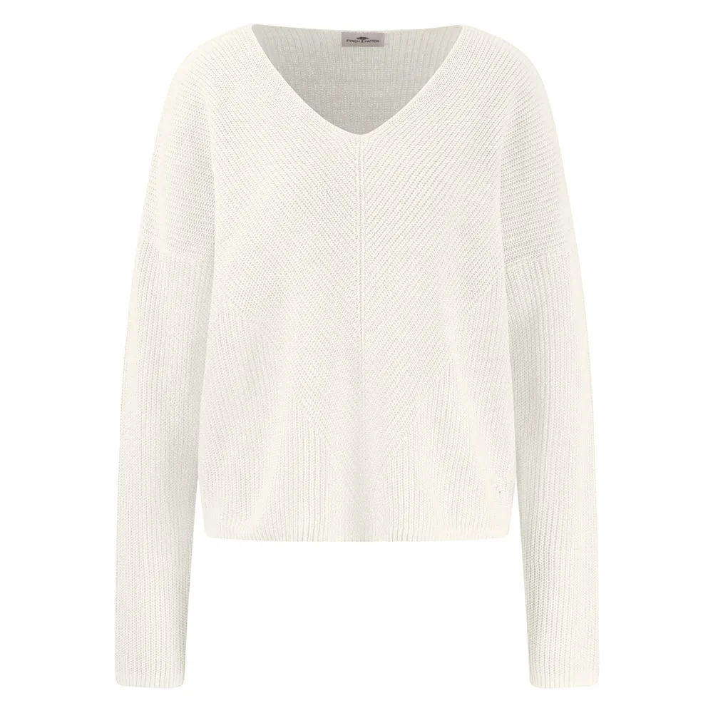 

Свитер Fynch Hatton Linen Mix v neck, бежевый