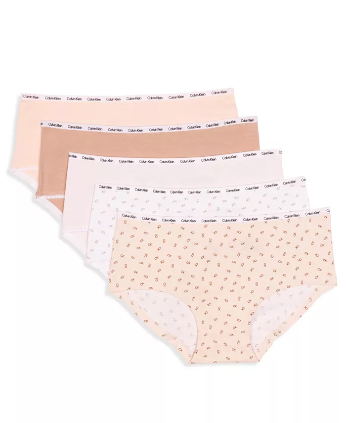 

Девушки 6-20 белье хипстер с пико деталь, 6 штук Calvin Klein, мультиколор