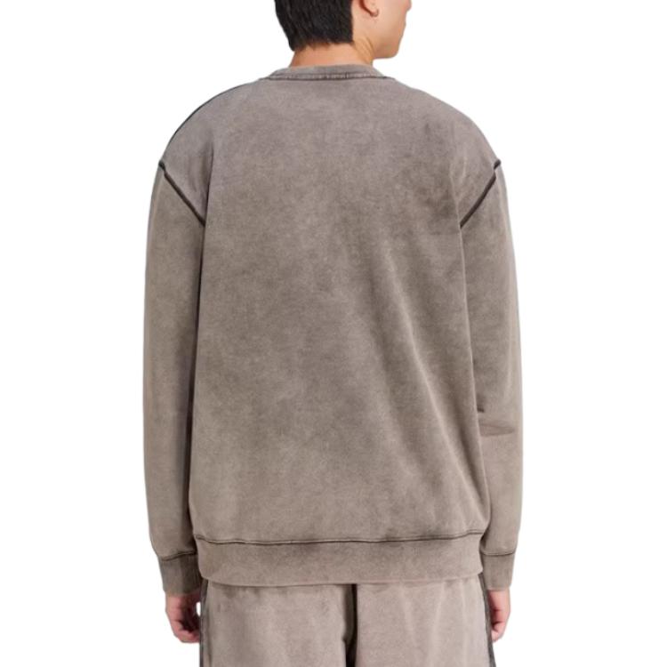 Adidas Premium Essentials Retro Washed Crew Свитшот Adidas Originals, черный — фото 3