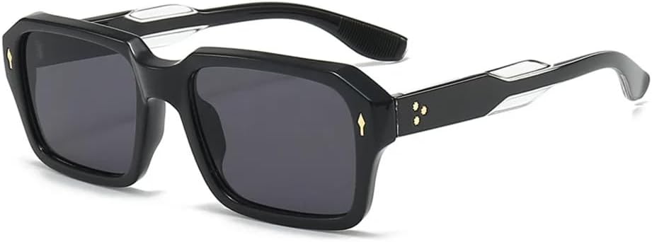 

Женские солнцезащитные очки в стиле панк с заклепками, прозрачные линзы с градиентом цвета «океан», защита от ультрафиолета UV400. Мужские солнцезащитные очки HDUBFY, 3