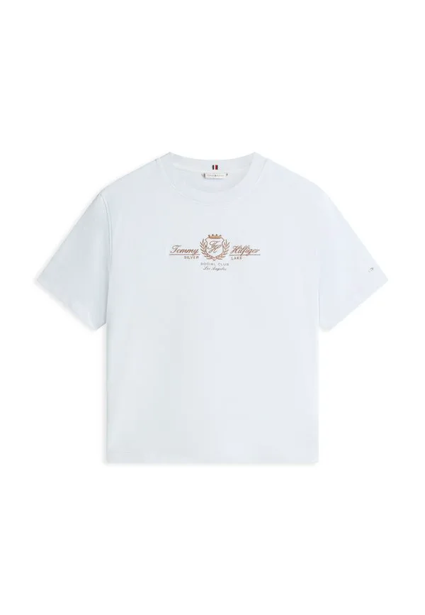 Футболка свободного кроя с вышитым логотипом crest. Tommy Hilfiger, Keepsake Blue — фото 4