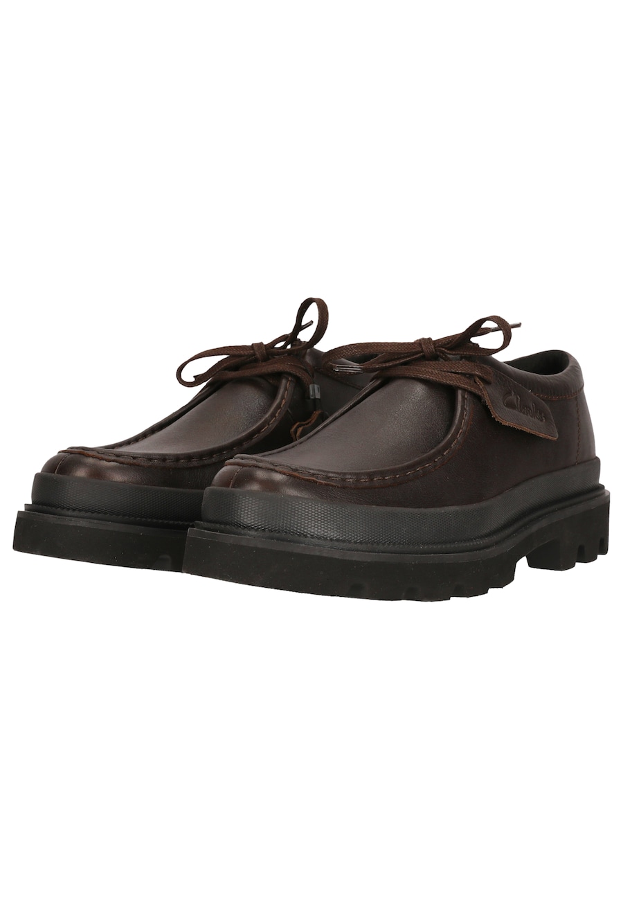 Туфли на шнуровке CLARKS Badell Seam, коричневый — фото 4