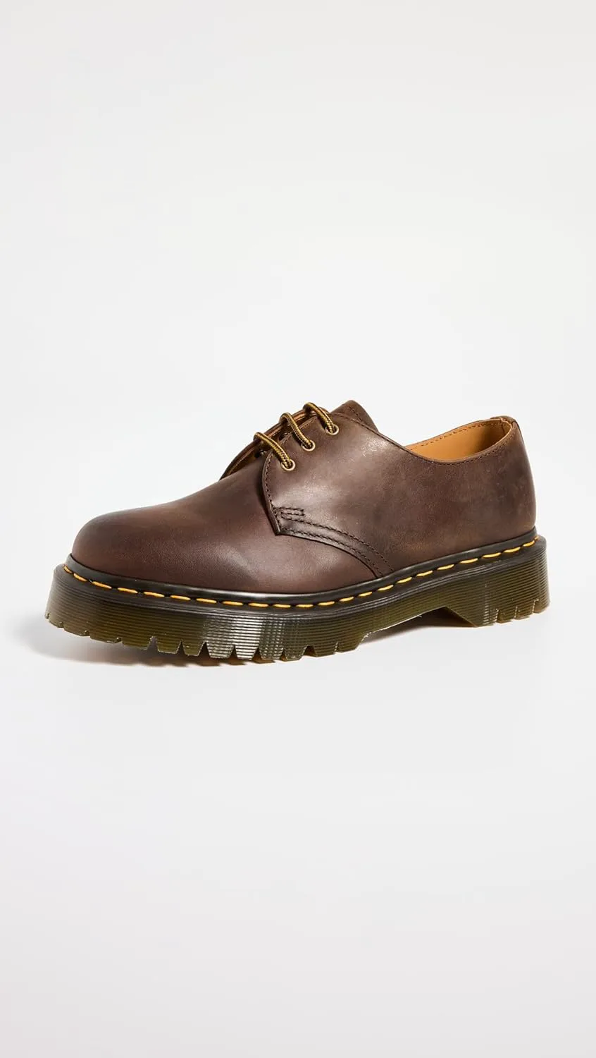 

Туфли Dr. Martens Unisex 1461 Bex Smooth Oxford, темно-коричневый