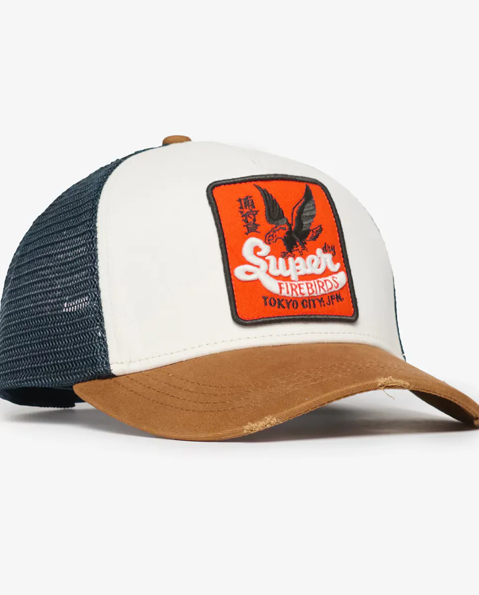 

Мужская сетчатая кепка дальнобойщика Superdry, коричневый