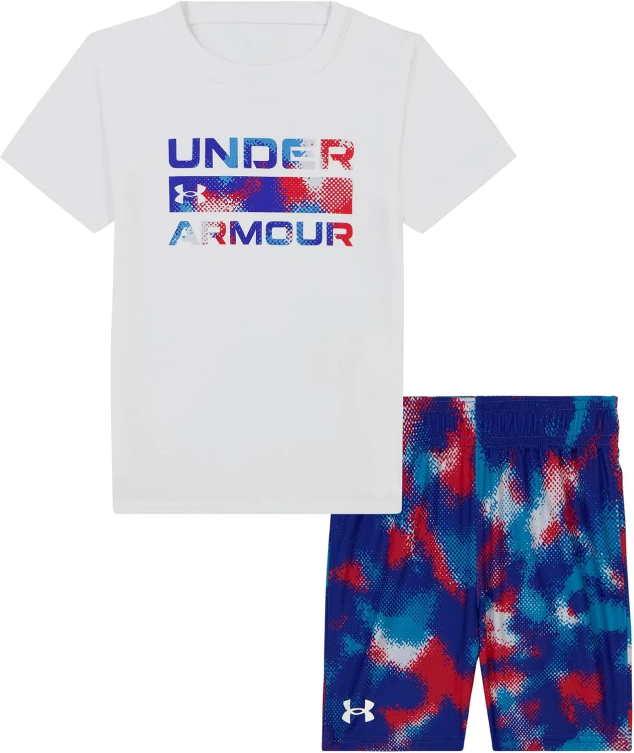 Детский спортивный комплект из футболки и шорт, Under Armour, Freedom Camo