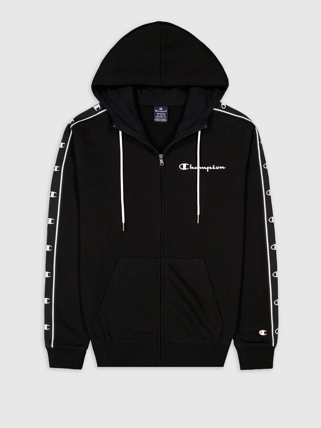 

Толстовка Champion Hooded Full Zip Sweatshirt, черный