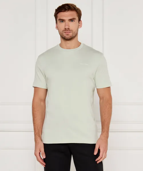 

Футболка Slim fit Calvin Klein, зеленый