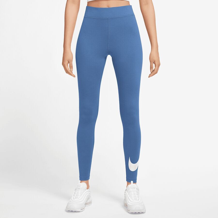

Женские леггинсы Sportswear Classics с завышенной талией и рисунком NIKE, цвет star blue/sail