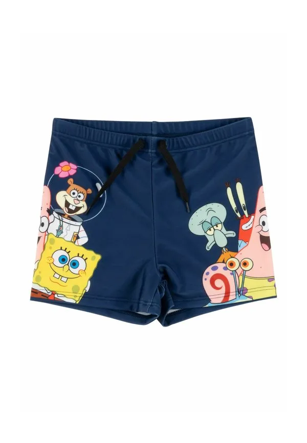 Губка боб schwammkopf badehose schwimmhose badekleidung шланг плавки Spongebob, Blau