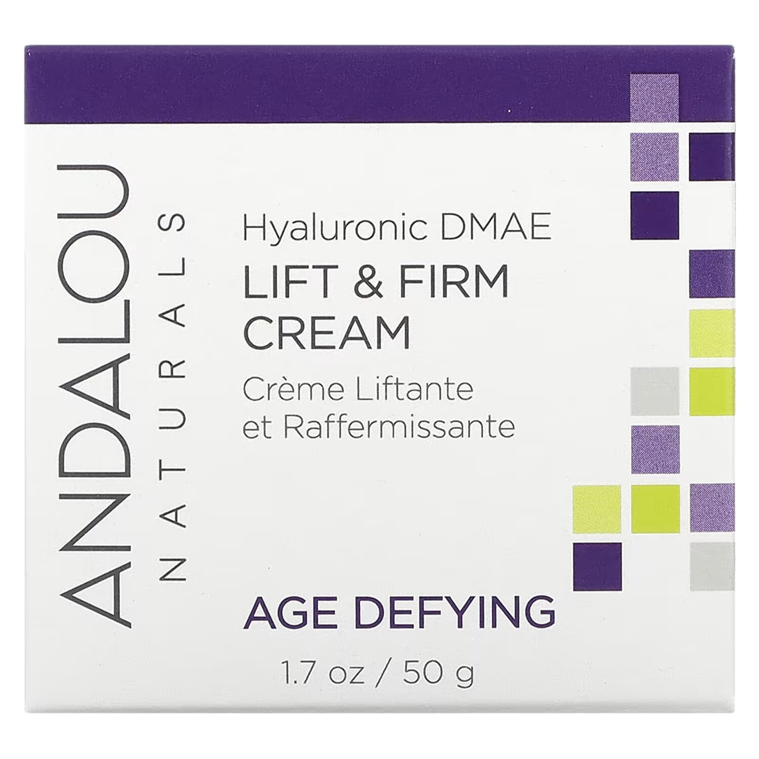 Масло для лица Andalou Naturals — Гиалуроновая кислота Lift & Firm Cream против старения, 50 г — фото 2