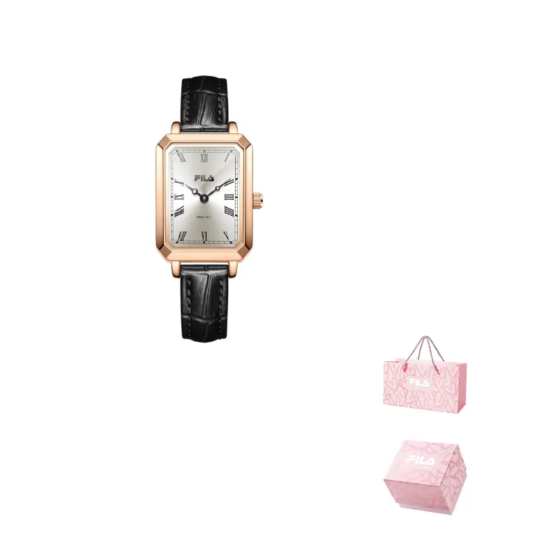 

FILA Часы Elegance Goddess Collection Wrist Watch Quartz Movement Leather Strap White Dial Women's Watch