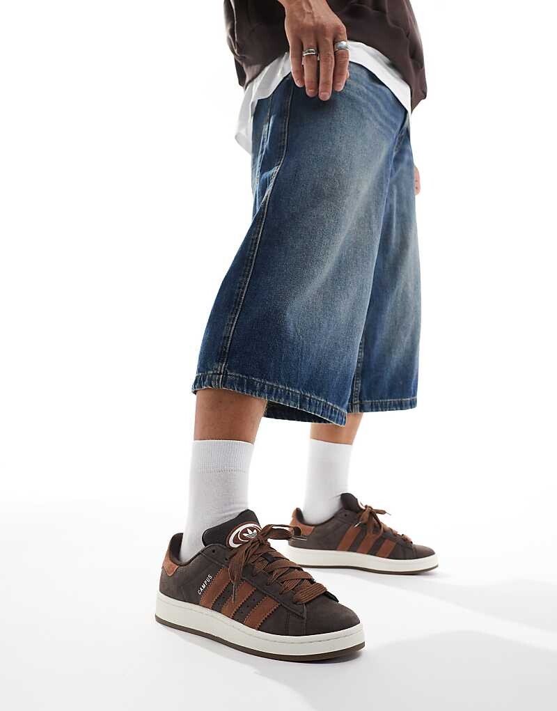 

adidas Originals — Campus 00 — коричневая спортивная обувь, Коричневый, adidas Originals — Campus 00 — коричневая спортивная обувь