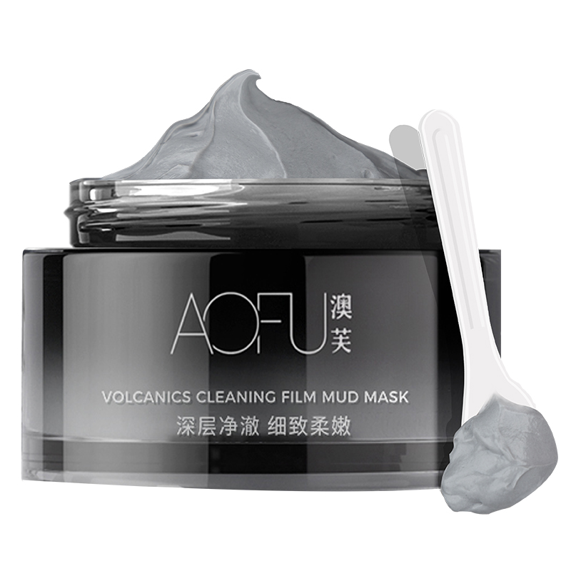 

Вулканический пепел аппликатор лицевая маска очищающая глиняная маска 120г AOFU