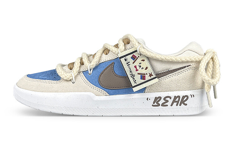 

Кроссовки Nike SB Force 58 Skateboard Shoes Unisex Low-Top White Blue