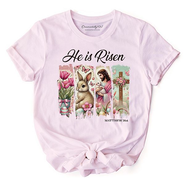 

Футболка He is risen easter jesus, matthew 28:6 christian tee Ornamentallyyou, Soft Pink, Розовый, Футболка He is risen easter jesus, matthew 28:6 christian tee Ornamentallyyou, Soft Pink