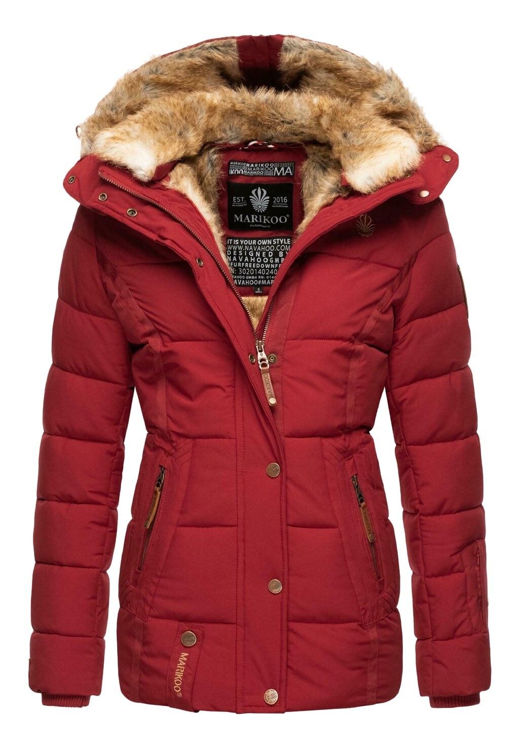 

Куртка зимняя Nekoo Marikoo, цвет dark red