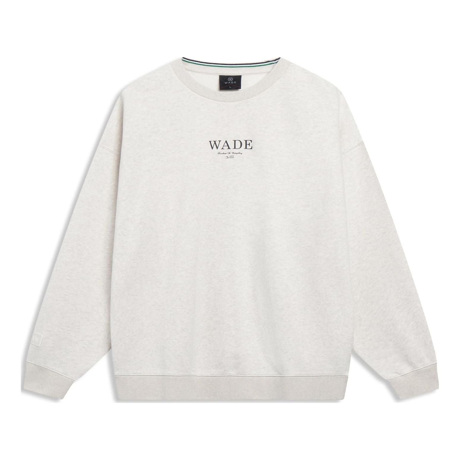 

Спортивная толстовка Li-Ning Way Of Wade Graphic Sweatshirt 'Light Grey' AWDT143-10, серый