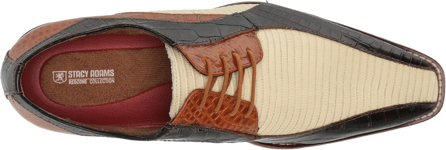 Мужские ботинки Stacy Adams Turano Bike Toe Oxford, мультиколор — фото 3