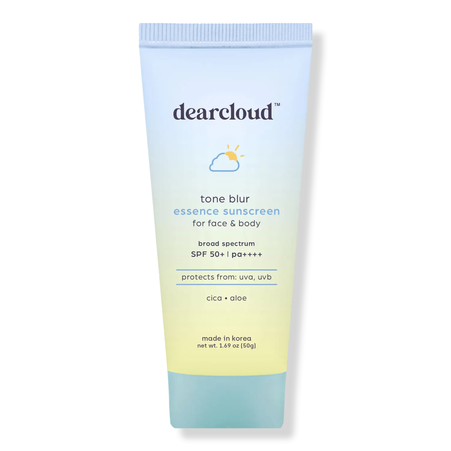 

Солнцезащитный крем Tone Blur Essence SPF 50+ PA++++ dearcloud