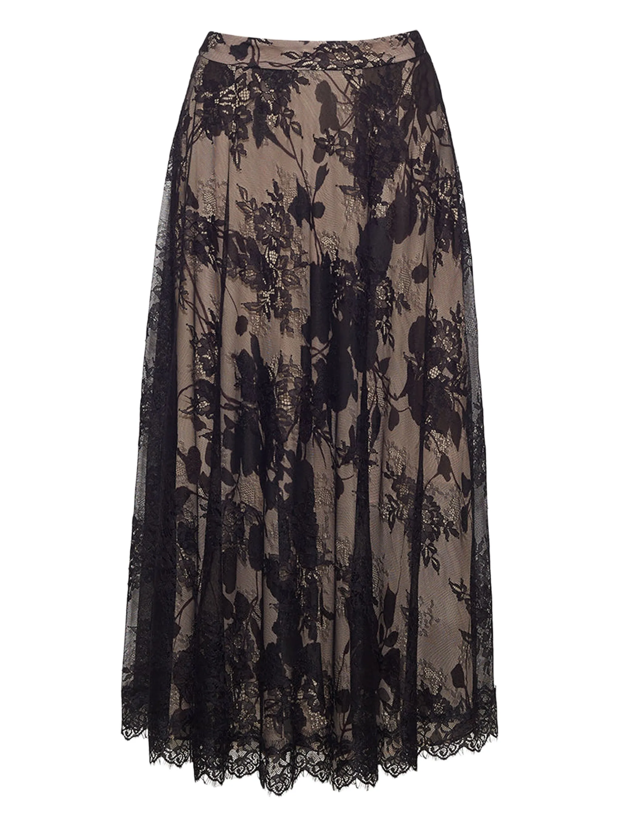 

Каролина шантильи-кружевная юбка Cara Cara, черный
