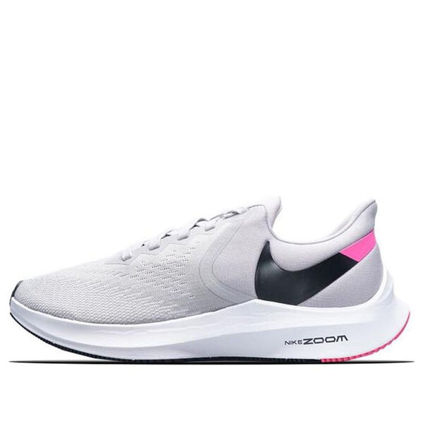 Кроссовки air zoom winflo 6 розовые Nike, серый